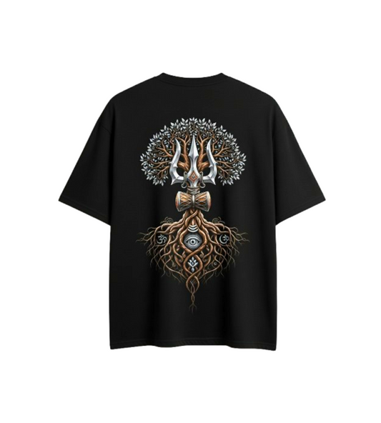 Bholenex Divine Roots Oversized T-Shirt