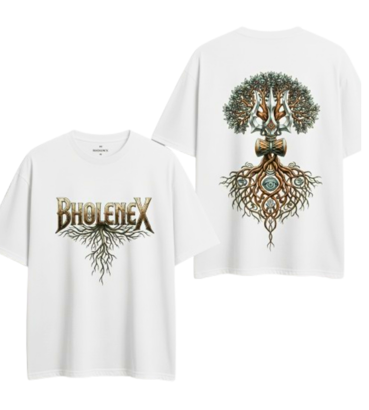 Bholenex Divine Roots Oversized T-Shirt