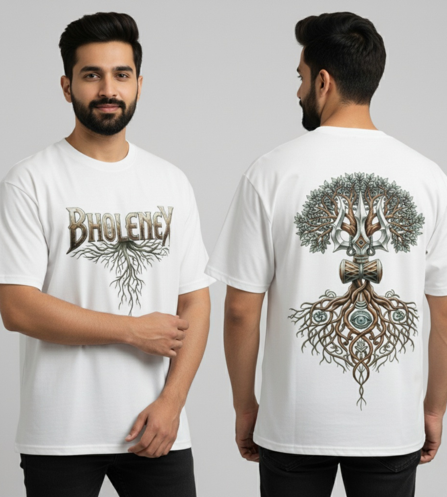 Bholenex Divine Roots Oversized T-Shirt