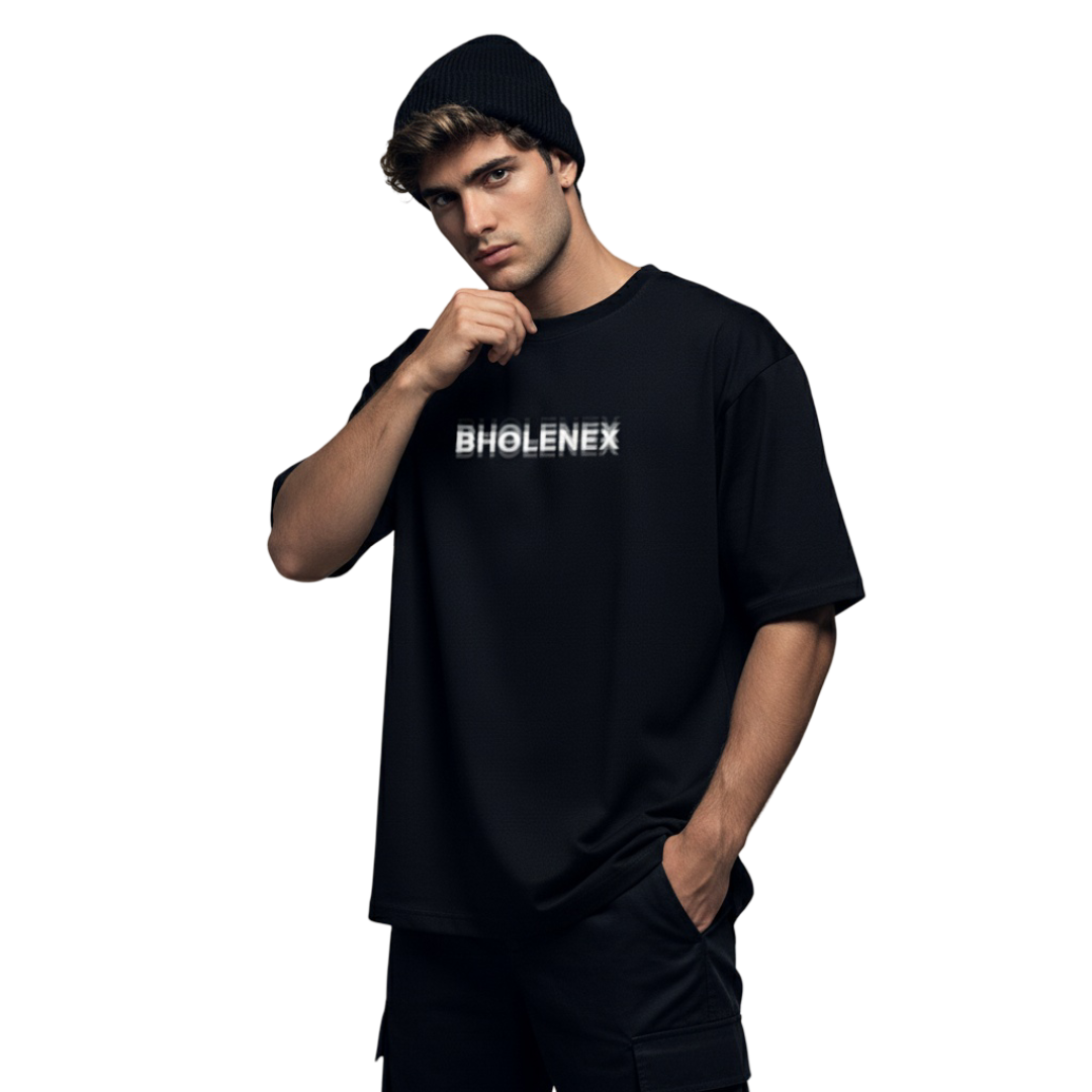 Forever Is Lie” – Trippy Graphic Oversized Unisex Tee | Streetwear Statement T-Shirt