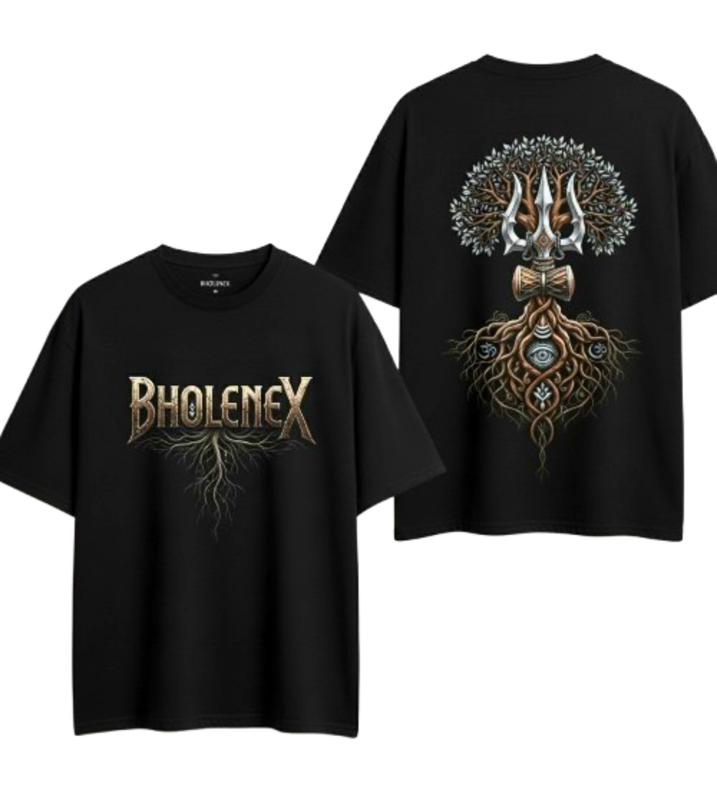 Bholenex Divine Roots Oversized T-Shirt