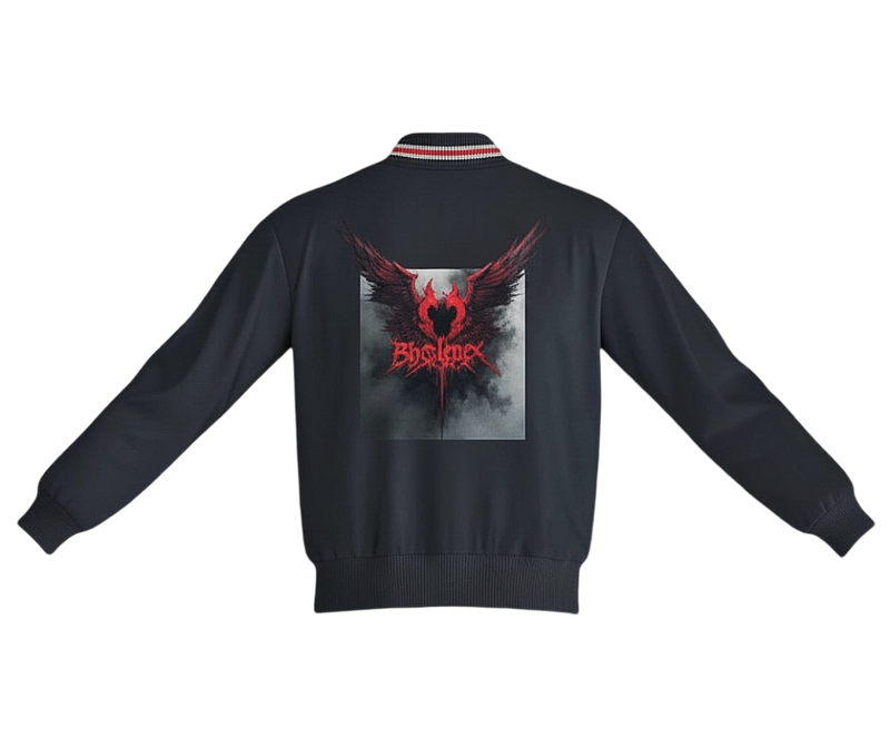 BHOLENEX Dark Wings Bomber Jacket