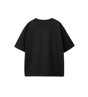 Bholenex Essential | BLACK Classic Oversized Cotton Tee for Men and Women