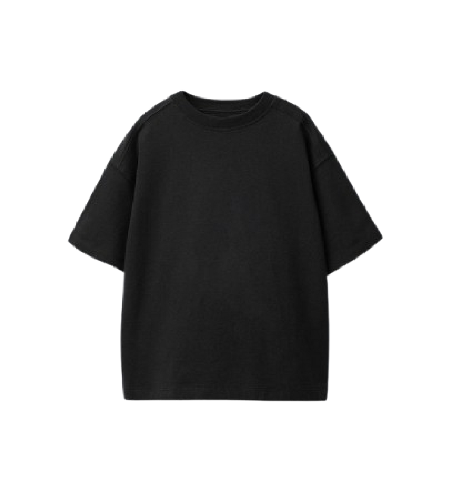 Bholenex Essential | BLACK Classic Oversized Cotton Tee for Men and Women