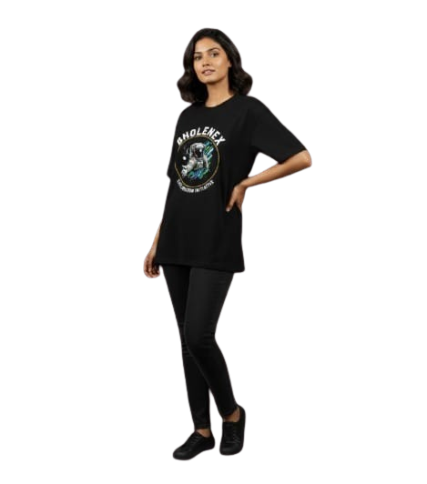 BHOLENEX "Exploration Initiative" Astronaut Tee | Oversized Cosmic Graphic T-Shirt
