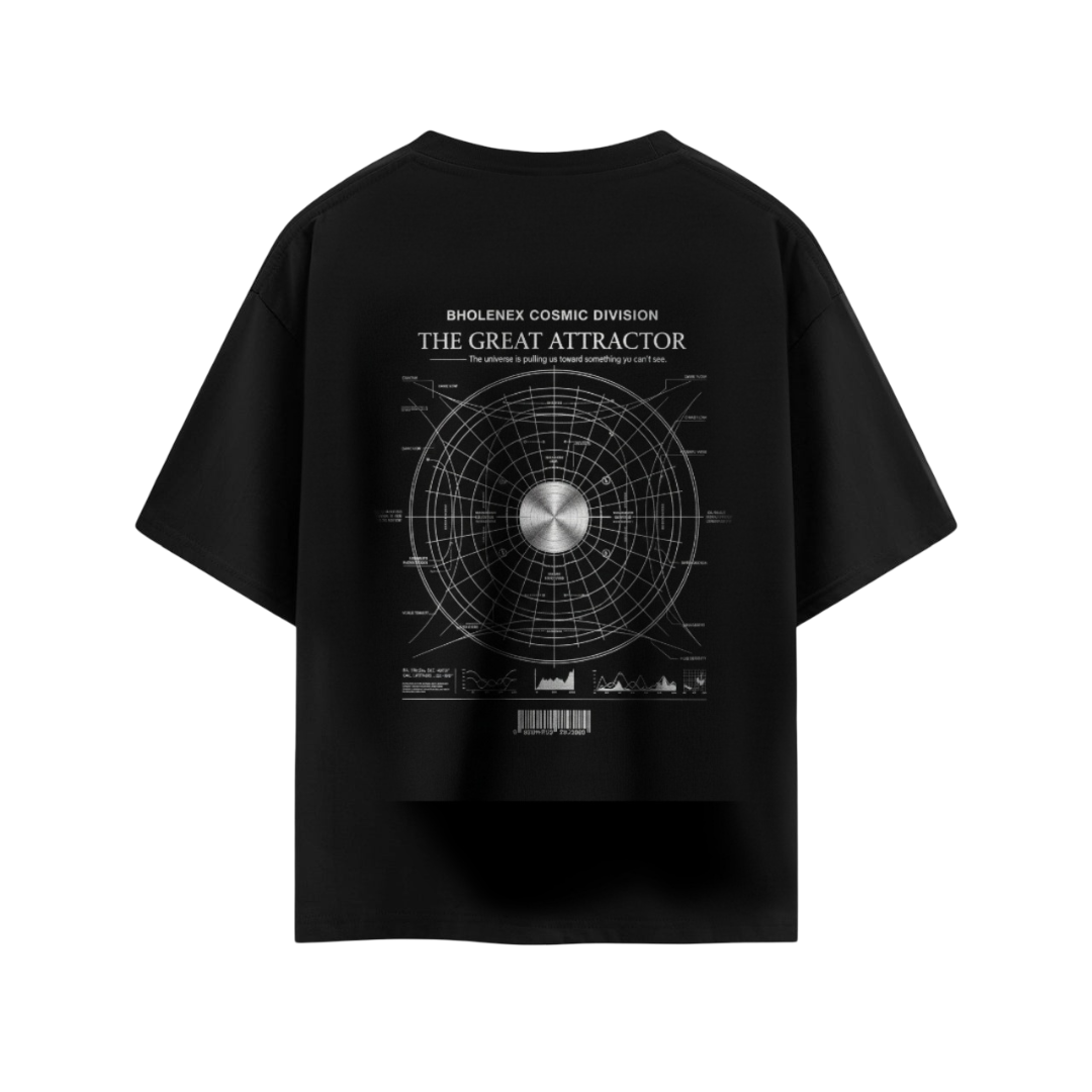 BHOLENEX: The Great Attractor - Minimalist Tensor Tee