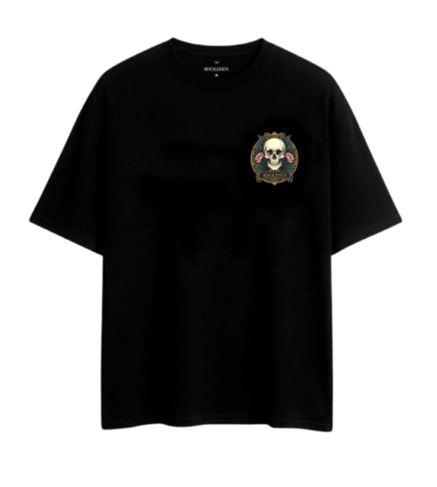 Skull & Roses Graphic | Streetwear Style Oversized T-shirt