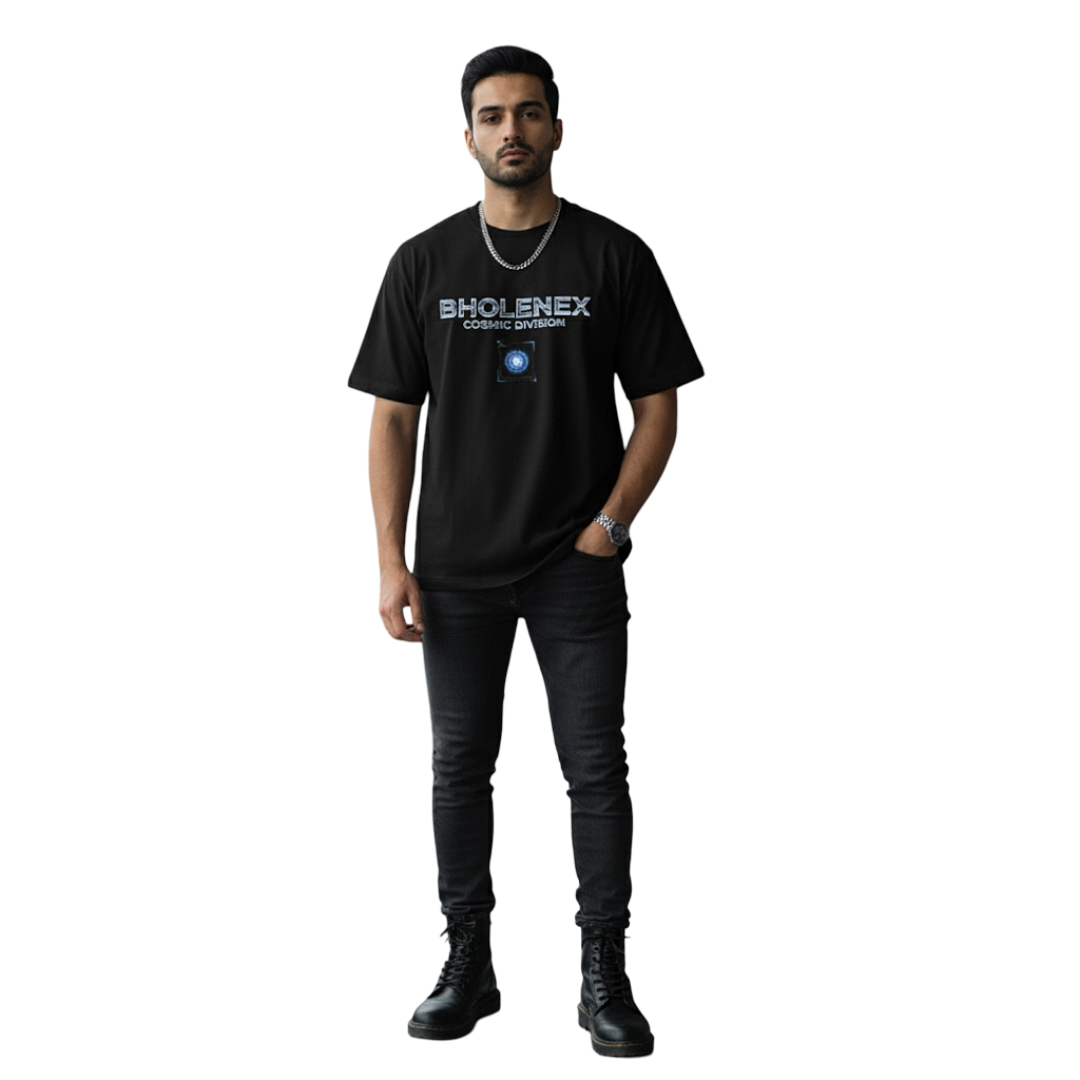 BHOLENEX: The Great Attractor - Cosmic Division Oversized Tee