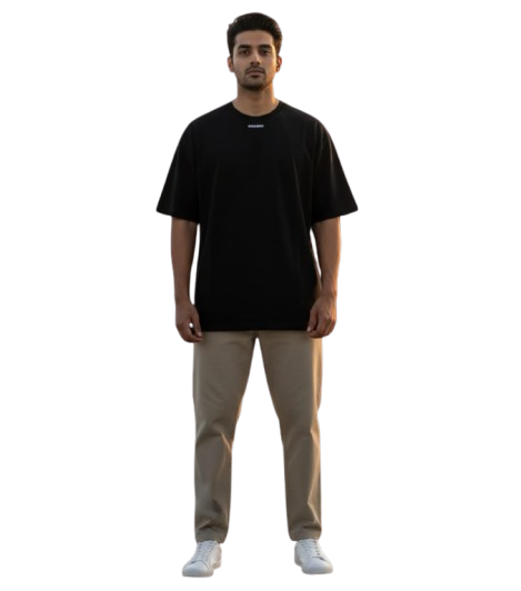 Crane Graphic T-Shirt | Black Tee with Back Print