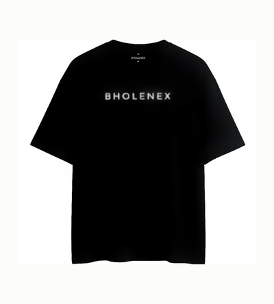 Bholenex Black Edition Unisex Oversized T-Shirt